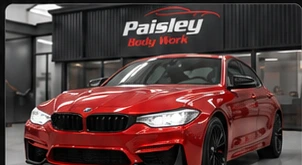 Finished car body repair at Paisley Body Work