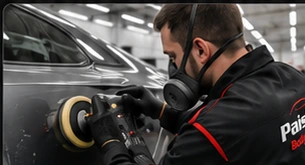 Car paint correction and polishing in Paisley